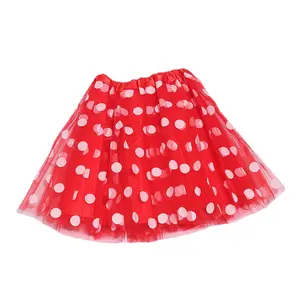 Custom Wholesale Kids Tutu Skirts Girls 3-8 Year Children Clothes Kids 3 Layers Tulle Party Skirt