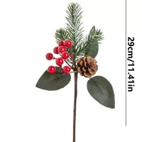 Décorations de Noël en PVC, Cônes de pin, Accessoires de remise de diplôme, Fournitures de fête du Nouvel An