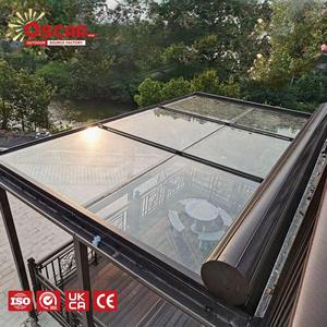 <span class=keywords><strong>Protection</strong></span> solaire et isolation thermique, auvent <span class=keywords><strong>de</strong></span> terrasse extérieur, balcon, jardin, terrasse, <span class=keywords><strong>toit</strong></span> rétractable motorisé - Product Image 1