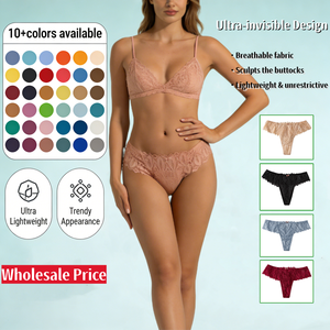 2026 OEM Lingerie <span class=keywords><strong>di</strong></span> <span class=keywords><strong>Lusso</strong></span> in Pizzo, <span class=keywords><strong>Intimo</strong></span> <span class=keywords><strong>Femminile</strong></span> Aderente in Vita, Bikini da Donna, Mutandine Traspiranti, Slip e Culotte - Product Image 1