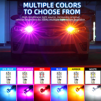Ampoule LED de voiture super lumineuse T10 3030, ampoule de voiture 12V T10 LED, plug-and-play avec plusieurs couleurs d'éclairage disponibles