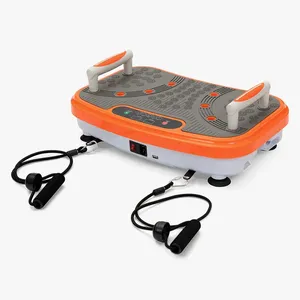 Máquina multifuncional para perder gordura, plataforma vibratória fina, máquina de exercícios de corpo inteiro para perda de peso, placa vibratória