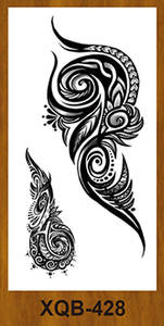 Autocollants de <span class=keywords><strong>tatouage</strong></span> temporaires imperméables fleur de loup crâne de <span class=keywords><strong>serpent</strong></span> Simulation de <span class=keywords><strong>bras</strong></span> complet et demi-<span class=keywords><strong>bras</strong></span> pour l'application corporelle des hommes et des femmes - Product Image 5