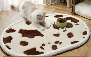 Pet feeding <b>mat</b> <b>cat</b> and dog meal <b>mat</b> anti slip and absorbent dog cage <b>cat</b> sleeping <b>mat</b> plush cushion - Product Image 4
