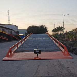 10 Ton ponsel halaman Memuat Ramp tinggi dapat disesuaikan wadah Forklift Dock hidrolik Dock pemuatan Dock Lift - Product Image 2