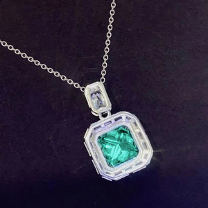 Collana con Ciondolo a Catena Geometrica Classica per Donne, Gioiello Elegante in Lega di Rame per Serate alla Moda - Product Image 6