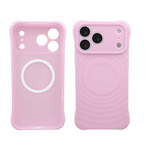 เคสซิลิโคนเหลวแฟชั่น GS001 ดีไซน์กันกระแทกสี่มุม พร้อมแม่เหล็ก สำหรับ iPhone 13-17 Pro Max - Product Image 5