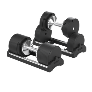 Haltères réglables en fonte de 45 kg avec réglage rapide, verrouillage par torsion, poignées texturées – Kit de musculation pour entraînement quotidien des bras et du dos - Product Image 4