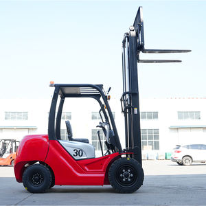 Forklift Diesel Euro 5 Diskon, Forklift Diesel 3 Ton Hidrolik Semua Medan Ban Solid 4X4 wd untuk Logistik Gudang - Product Image 1