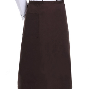 Delantal de cintura de camarero de algodón suave profesional personalizado OEM con bolsillos para el hogar cocina restaurante cafetería - Product Image 6