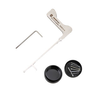 काले 4 + 4 लीवर टंबलर हार्डवेयर उपकरण के लिए आवासीय सुरक्षित लॉक पिक उपकरण सलामी लॉक पिक उपकरण सलामी बल्लेबाज लॉकस्मिथ उपकरण जादू कुंजी - Product Image 5