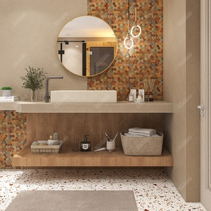 Pegatina de azulejo de mosaico para decoración del hogar, vinilo autoadhesivo de 4mm, impermeable, Hexagonal, PVC, contra salpicaduras de pared de cocina, nuevo - Product Image 5