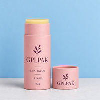 Tube de déodorant, tube de baume à lèvres recyclable, emballage en tube de carton, conteneur de déodorant biodégradable
