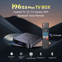 Boîtier décodeur intelligent Android 12.0 Quad Core 32/64 Go 8 Go 8K 196 Z8 Plus WiFi pour divertissement à domicile avec Allwinner H618 Mali-G31