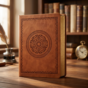 Diario de Negocios Personalizado con Tapa Magnética de Cuero PU A5 Vintage, Encuadernación Cosida, Logotipo Grabado Personalizado, Recargable - Product Image 3