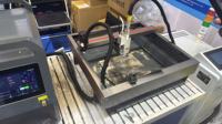 Machine de découpe laser à fibre CNC 4 axes refroidie par air Qiongji 700W pour tôles, prix compétitif, logiciel Cypcut automatique AI DXF