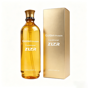 Tratamiento de Keratina Brasileña sin Formaldehído para Uso Profesional en Salón, 1000 ml, con Aceite de Argán y Proteína de Oro, Fórmula 2 en 1 - Product Image 4