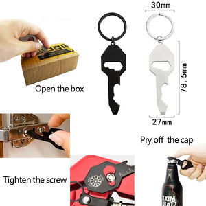 Portachiavi Multifunzionale Creativo a Forma di Chiave con Apribottiglie Pratico dal Design Minimalista per la Comodità Moderna - Product Image 2