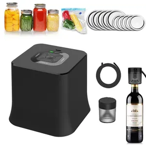 Household kitchen mini vacuum sealer for mason jar portable USB electric vacuum sealer kit for containers ,vacuum bags