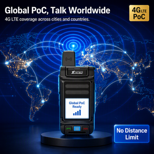 Radio PoC <span class=keywords><strong>4G</strong></span> LTE XUNLIBAO sans frais de plateforme, accès aux données à vie, <span class=keywords><strong>USB</strong></span> Type-C, suppression du bruit, talkie-walkie W508 pour les entreprises - Product Image 2