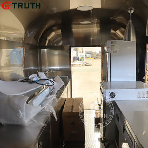 Truth Rose Golden Mobile Kitchen <span class=keywords><strong>Hot</strong></span> Dog Food Trailers Entièrement équipé Mobile Pizza Food Trucks Remorque avec cuisine complète - Product Image 6