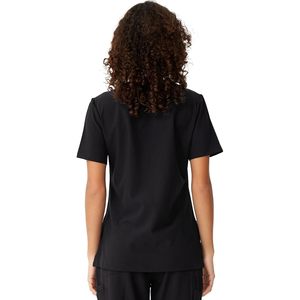 Floralhue Women's V-Neck Scrub Top With 4 Pockets Breathable Medical Uniform Hospital Use Cotton Blend Knitted Fabric - Product Image 3