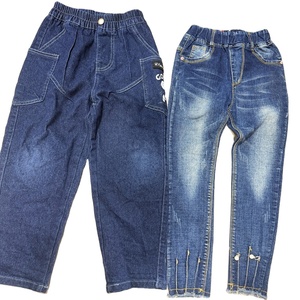 กางเกง<span class=keywords><strong>ย</strong></span>ีนส์ใช้แล้วสำหรับเด็กโตเด็กชายอา<span class=keywords><strong>ย</strong></span>ุ5-12ปีกางเกงลำลอง - Product Image 4