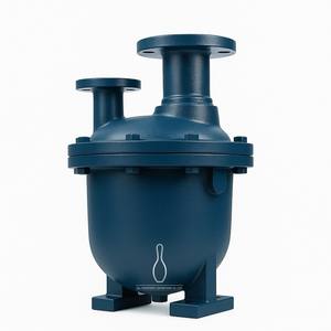 Trampa de vapor termostática y de flotador de bola con junta de grafito, con extremo bridado de hierro fundido para montaje horizontal, ANSI150 ANSI300 JIS10K, BF5F - Product Image 5