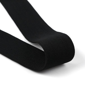 Tùy Chỉnh Màu Đen <span class=keywords><strong>1</strong></span>.5 Inch <span class=keywords><strong>2</strong></span> Inch Nylon Độ Đàn Hồi Cao Ban Nhạc Đàn Hồi Cho Đồ Lót - Product Image 3