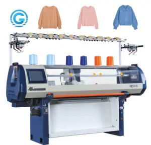 14 gauge maglione di lavoro a maglia macchina Computerizzata Macchina per Maglieria Piana