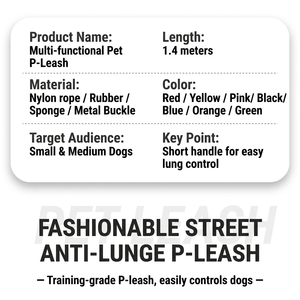 Correa de Nailon para Perro con Liberación Rápida, Correa de Entrenamiento Antideslizante y Antinudos, Arnés para Pasear Mascotas - Product Image 6