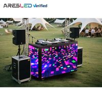 Écran LED portable pour stand DJ, table de DJ, mur vidéo LED pour musique, mariage, marché, hôtel, boutique, P1.8 P2.5