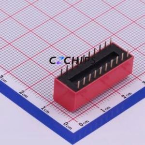 TE-10 DIP Switch Through hole Component (THT) Switch ( Number of Switch Sections: 10 )( Lead Spacing: 2.54mm ) - Product Image 2