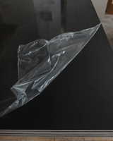 Panel de Mármol Negro Dorado con Patrones de Vetas Doradas Fluidas para Instalación en Paredes Decorativas