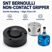 Pinza de Vacío Bernoulli Sin Contacto para Manipulación de Obleas, Vidrio y Piezas Sensibles