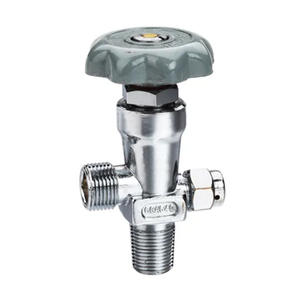 Vannes d'angle pour conduites haute pression 15MPA, direct usine, QF-6/QF-6A, pour bouteilles de gaz, en acier cuivré chromé - Product Image 2