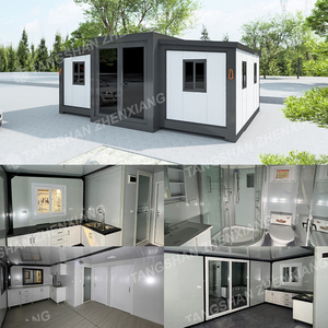 Expansível Container Casa 20ft 40ft Luxo Dobre Pré-fabricada Expansível Casa Portables Casa Temporária 3 Quarto Pré-fabricada Casa - Product Image 2