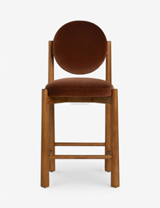 Ferly Modern Luxury Solid <strong>Wood</strong> Bar <strong>Stool</strong> for Home Dining Living Rooms Restaurants and Home Office Dining Room Furniture - Product Image 1