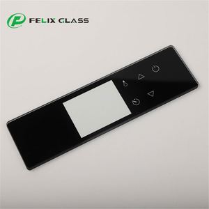 Verre trempé avec impression sérigraphique noire pour affichage numérique d'appareils électroménagers - Product Image 1