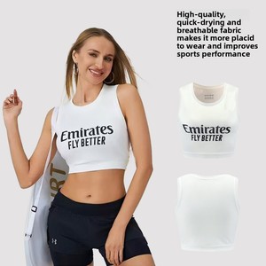 Chaleco Deportivo de Fútbol para Mujer, Personalizado, al por Mayor, para Clubes y Selecciones Nacionales, de Verano, de Alta Elasticidad, Secado Rápido, de Seda de Leche, para Yoga - Product Image 3
