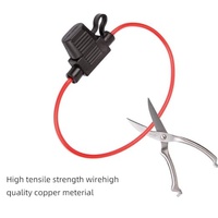 Wasserdichte Steckdose Mini Blade Typ Inline Mini Sicherungs halter UL1015 12-22AWG 300mm mit Länge Abisolieren ist benutzer definiert