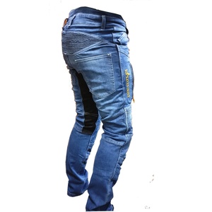 Jeans de moto Biker de style nouveau de couleur bleue de qualité supérieure pour l'équitation avec des protecteurs prix de gros USA 2023 - Product Image 3