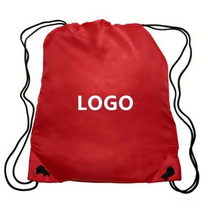 Sac à dos de shopping personnalisé en polyester 210D imperméable avec cordon de serrage - Product Image 3