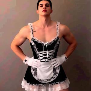 ชุดชั้นในเซ็กซี่สำหรับผู้ชาย <span class=keywords><strong>Lou</strong></span> Bei สไตล์ Pure Desire บอดี้สูทซีทรู เสื้อคลุมแบบยูนิฟอร์ม แต่งลูกไม้ระบาย คอร์เซ็ท - Product Image 3