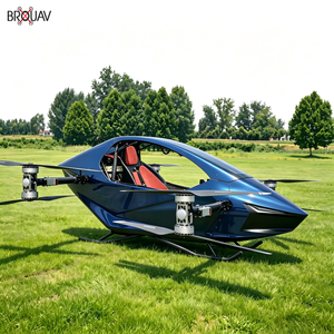 BROUAV Avion électrique monoplace eVTOL en fibre de carbone, véhicule volant personnel, design portable toutes saisons - Product Image 1