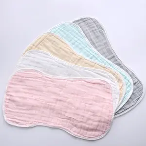 Ультраабсорбирующая 6-слойная хлопковая ткань из органического муслина для маленьких мальчиков и девочек, ткань для заусенцев, одежда для заусенцев, полотенце для новорожденных