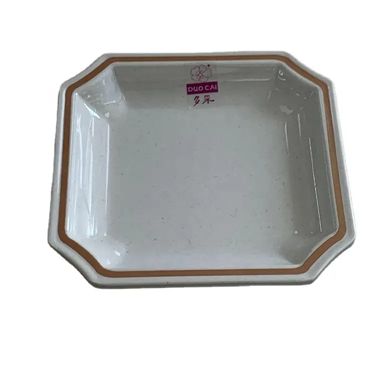 Unique 6.2" melamine octagonal tapas plate dinnerware plate