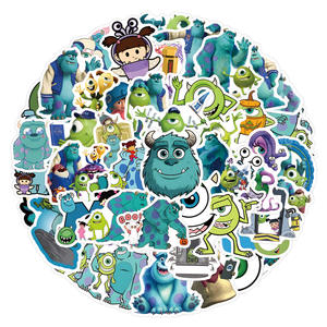 60 autocollants graffiti Monsters Inc, autocollants imperméables DIY pour skateboard, bagages, personnalisés - Product Image 3