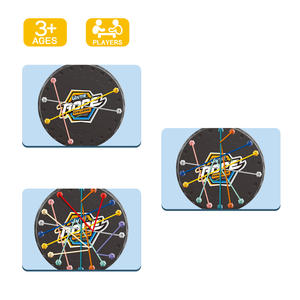 Juego de Rompecabezas de Cuerdas, 10 Piezas, Juego de Desenredar Cuerdas Retorcidas, Desafío de Estrategia, Rompecabezas de Nudos, para Viajes y Fiestas - Product Image 5