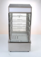 Vitrina Calentadora de Alimentos Comercial Eléctrica Multifuncional de Bajo Consumo para Bollos y Hot Dogs
